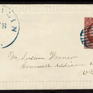 Lot 100 - UNITED STATES: 1851-65 3c reds The Mid and South East remainder of 8 covers - Image 1