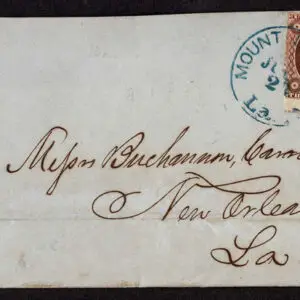 Lot 100 - UNITED STATES: 1851-65 3c reds The Mid and South East remainder of 8 covers - Image 9