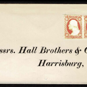 Lot 101 - UNITED STATES: 1851-57, 3c perf. & imperf. Fakes and Fantasies; A selection of 11 covers; 1 front and 39 stamps - Image 1