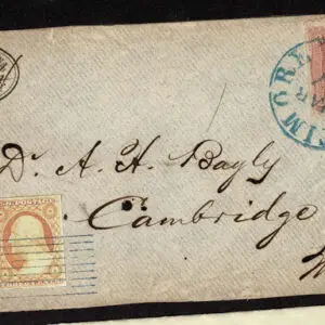 Lot 101 - UNITED STATES: 1851-57, 3c perf. & imperf. Fakes and Fantasies; A selection of 11 covers; 1 front and 39 stamps - Image 9