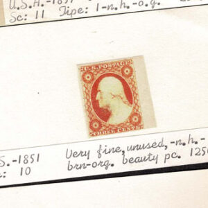 Lot 101 - UNITED STATES: 1851-57, 3c perf. & imperf. Fakes and Fantasies; A selection of 11 covers; 1 front and 39 stamps - Image 21