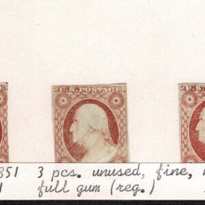 Lot 101 - UNITED STATES: 1851-57, 3c perf. & imperf. Fakes and Fantasies; A selection of 11 covers; 1 front and 39 stamps - Image 22