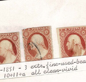 Lot 101 - UNITED STATES: 1851-57, 3c perf. & imperf. Fakes and Fantasies; A selection of 11 covers; 1 front and 39 stamps - Image 26