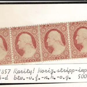 Lot 101 - UNITED STATES: 1851-57, 3c perf. & imperf. Fakes and Fantasies; A selection of 11 covers; 1 front and 39 stamps - Image 30