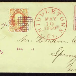 Lot 101 - UNITED STATES: 1851-57, 3c perf. & imperf. Fakes and Fantasies; A selection of 11 covers; 1 front and 39 stamps - Image 34