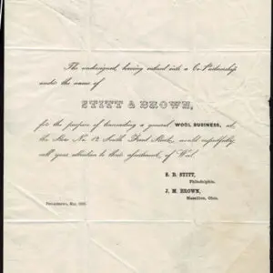 Lot 102 - UNITED STATES:  1855; 1c blue probable sheet margin Pair on circular - Image 3