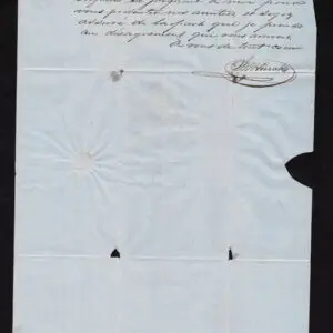 Lot 105 - UNITED STATES: Used to France: 1858 5c red brown Vertical STRIP OF THREE - Image 5