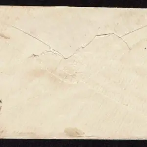 Lot 108 - UNITED STATES: Used to England;   1857  12c black Plate I HORIZONTAL PAIR - Image 2