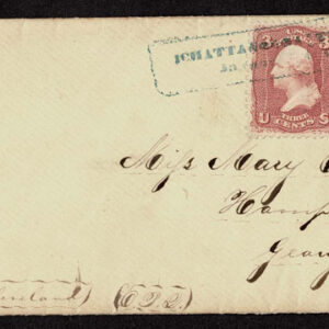 Lot 111 - UNITED STATES:1865, 3c brown red?  Very fine - Image 1