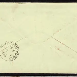 Lot 114 - UNITED STATES Used to England: 1861- 62 24c red lilac , lovely centered copy - Image 2