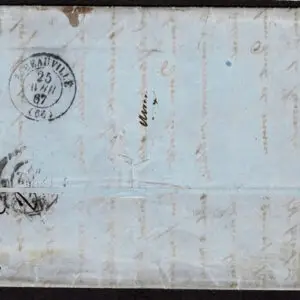 Lot 115 - UNITED STATES Used to France: 1861 to 62 30c orange - Image 2