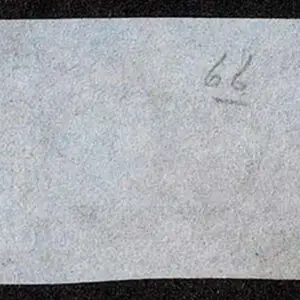 Lot 011 - UNITED STATES: 1847 5c pale brown, red grid cancel - Image 2