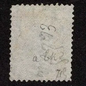 Lot 131 - UNITED STATES: 1861 30c orange, black New York Foreign Mail "Star of David Inside Cogged Circle" cancellation - Image 2
