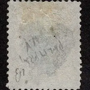Lot 133 - UNITED STATES: 1861 30c orange, black New York Foreign Mail "Solid Heart" cancellation - Image 2