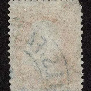 Lot 134 - UNITED STATES: 1861 30c orange, blue double  circle "Wells Fargo" express marking - Image 2