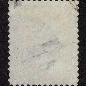 Lot 139 - UNITED STATES: 1861 30c orange, used with black "Four Point Star Inside Circle" cancellation - Image 2