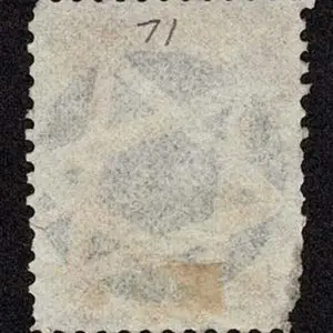Lot 140 - UNITED STATES: 1861 30c orange, used with Hebron CT "Negative Star if David" cancellation - Image 2