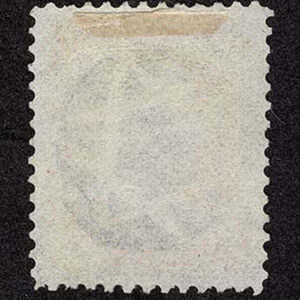 Lot 146 - UNITED STATES: 1861 30c orange, used with "socked on nose" black negative "Star of David" cancellation - Image 2
