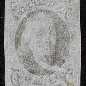 Lot 015 - UNITED STATES: 1847 5c darker brown - Image 2