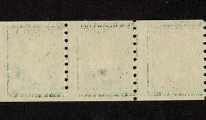 Lot 168 - UNITED STATES: 1912 1c green perf 8 1/2 Vertically, Four Guidline Strips of Five - Image 7
