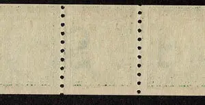 Lot 168 - UNITED STATES: 1912 1c green perf 8 1/2 Vertically, Four Guidline Strips of Five - Image 8