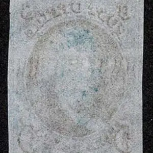 Lot 018 - UNITED STATES: 1847 5c brown orange - Image 2