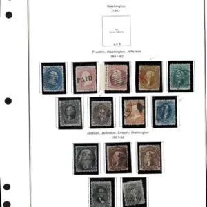 Lot 193 - UNITED STATES: Collection of several hundred on album pages - Image 23