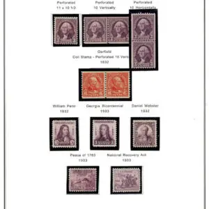 Lot 193 - UNITED STATES: Collection of several hundred on album pages - Image 40