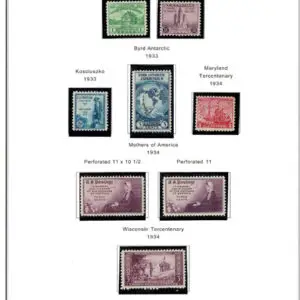 Lot 193 - UNITED STATES: Collection of several hundred on album pages - Image 43