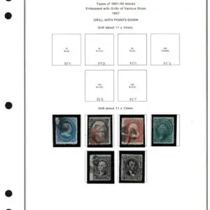 Lot 193 - UNITED STATES: Collection of several hundred on album pages - Image 45