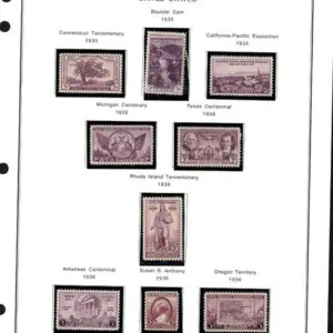 Lot 193 - UNITED STATES: Collection of several hundred on album pages - Image 54