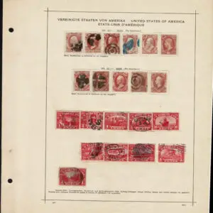 Lot 194 - UNITED STATES: 1851 to 1909; several hundred primarily used on old-time Schaubek album pages - Image 4