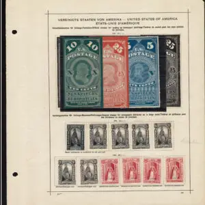 Lot 194 - UNITED STATES: 1851 to 1909; several hundred primarily used on old-time Schaubek album pages - Image 5