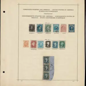 Lot 194 - UNITED STATES: 1851 to 1909; several hundred primarily used on old-time Schaubek album pages - Image 6