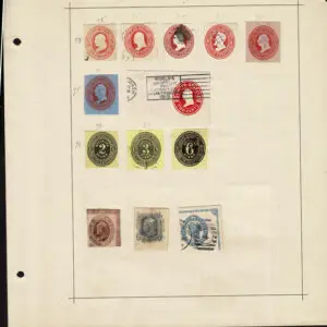 Lot 194 - UNITED STATES: 1851 to 1909; several hundred primarily used on old-time Schaubek album pages - Image 9