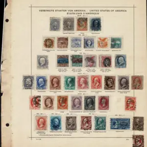 Lot 194 - UNITED STATES: 1851 to 1909; several hundred primarily used on old-time Schaubek album pages - Image 12