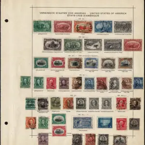 Lot 194 - UNITED STATES: 1851 to 1909; several hundred primarily used on old-time Schaubek album pages - Image 20