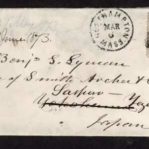 Lot 196 - UNITED STATES: Postal History; 1870's Bank Note Issues used to Japan ;Group of 14 envelopes - Image 3