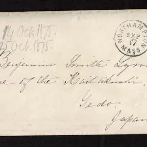 Lot 196 - UNITED STATES: Postal History; 1870's Bank Note Issues used to Japan ;Group of 14 envelopes - Image 9