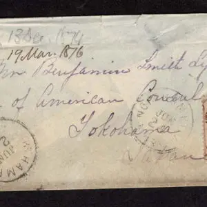 Lot 196 - UNITED STATES: Postal History; 1870's Bank Note Issues used to Japan ;Group of 14 envelopes - Image 28