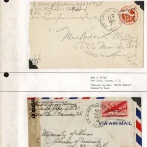 Lot 197 - UNITED STATES - British Solomon Islands:  United States Military mail covers, majority 6c stationery, but many franked. 154 in total - Image 2