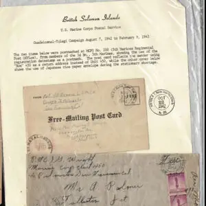 Lot 197 - UNITED STATES - British Solomon Islands:  United States Military mail covers, majority 6c stationery, but many franked. 154 in total - Image 8