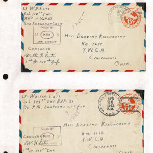 Lot 197 - UNITED STATES - British Solomon Islands:  United States Military mail covers, majority 6c stationery, but many franked. 154 in total - Image 20