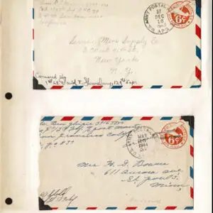 Lot 197 - UNITED STATES - British Solomon Islands:  United States Military mail covers, majority 6c stationery, but many franked. 154 in total - Image 32