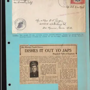 Lot 197 - UNITED STATES - British Solomon Islands:  United States Military mail covers, majority 6c stationery, but many franked. 154 in total - Image 46