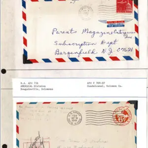 Lot 197 - UNITED STATES - British Solomon Islands:  United States Military mail covers, majority 6c stationery, but many franked. 154 in total - Image 54