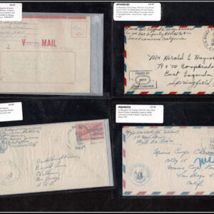 Lot 197 - UNITED STATES - British Solomon Islands:  United States Military mail covers, majority 6c stationery, but many franked. 154 in total - Image 63