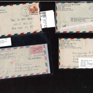 Lot 197 - UNITED STATES - British Solomon Islands:  United States Military mail covers, majority 6c stationery, but many franked. 154 in total - Image 65