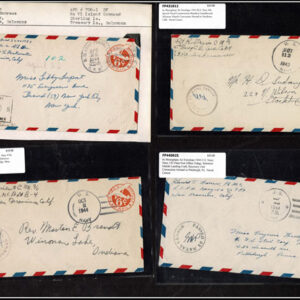 Lot 197 - UNITED STATES - British Solomon Islands:  United States Military mail covers, majority 6c stationery, but many franked. 154 in total - Image 68