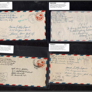 Lot 197 - UNITED STATES - British Solomon Islands:  United States Military mail covers, majority 6c stationery, but many franked. 154 in total - Image 69